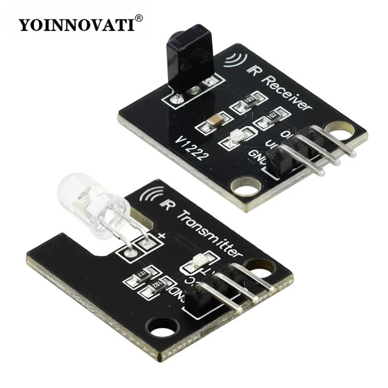 IR Infrared Transmitter & Receiver Module Kit - 38KHz Digital Sensor for Arduino, DIY Electronics Projects