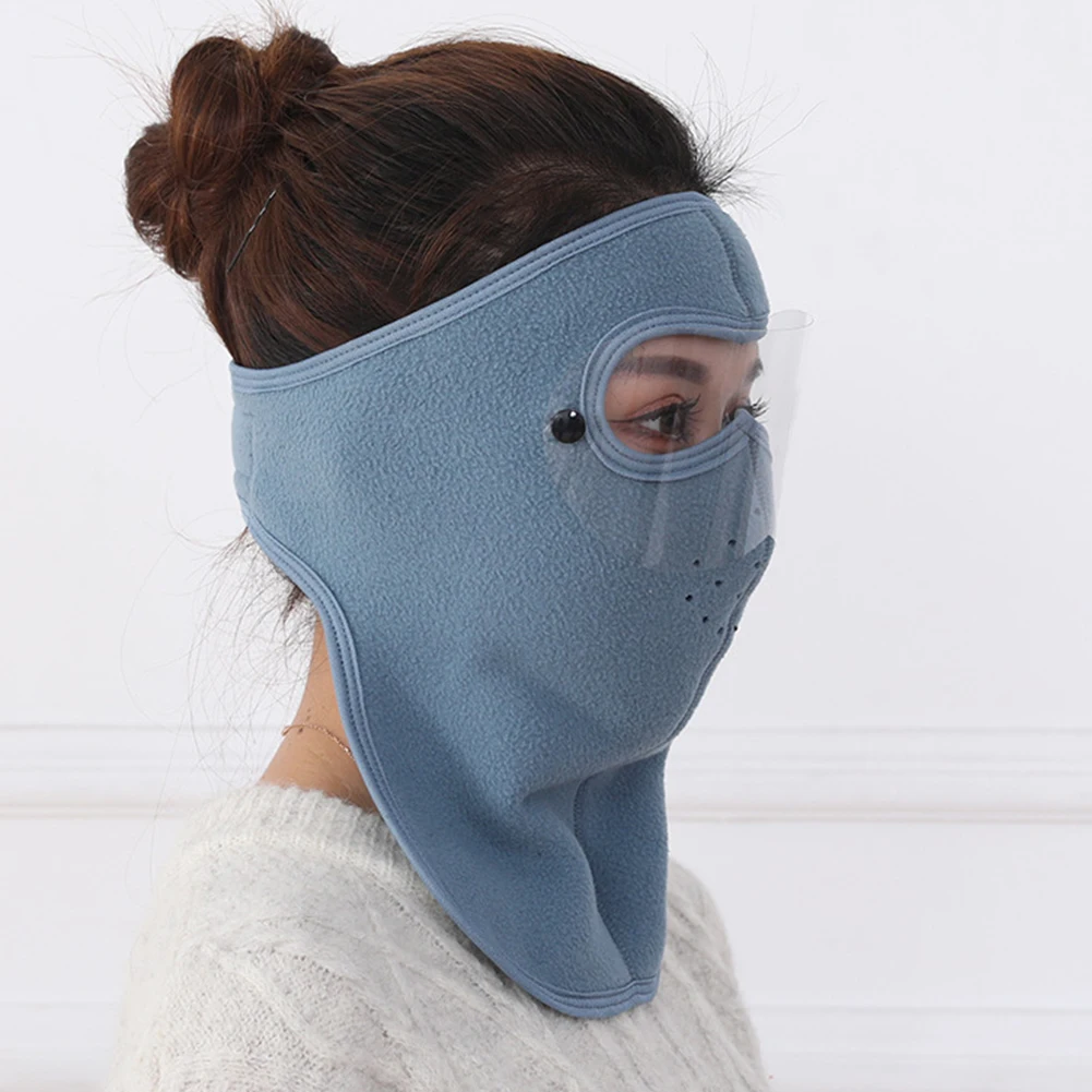 Winter Radfahren Vollgesichtsmaske Polar Fleece Motorrad Gesichtsbedeckung Wärmende Vollabdeckung Gesichtsmaske für Outdoor Radfahren Skifahren Wandern