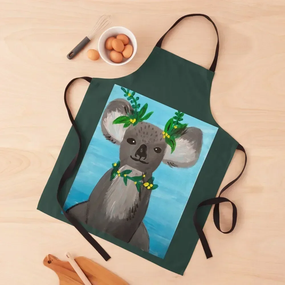 

Coco Koala Apron painting Home and kitchen products Chef Uniform For Men Kitchen on the wall Apron