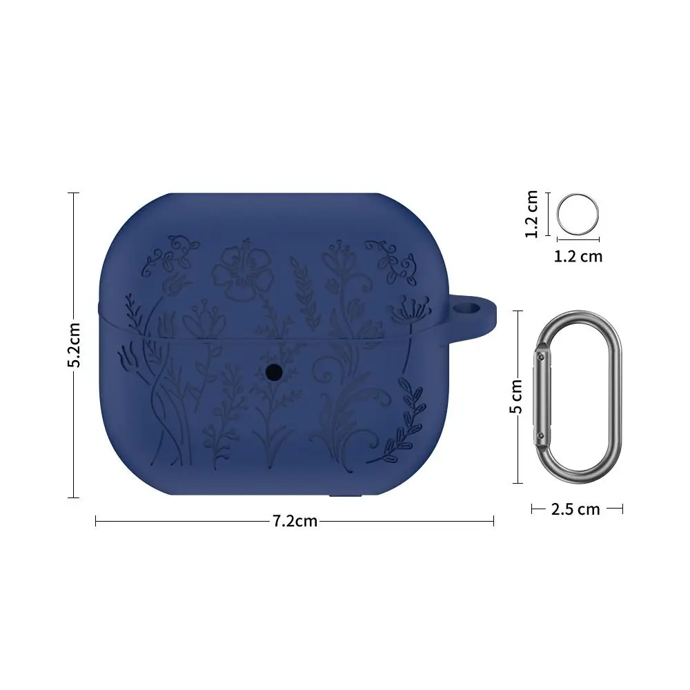 Funda de silicona para auriculares, carcasa protectora antiarañazos para Samsung Galaxy Buds 3/3 Pro