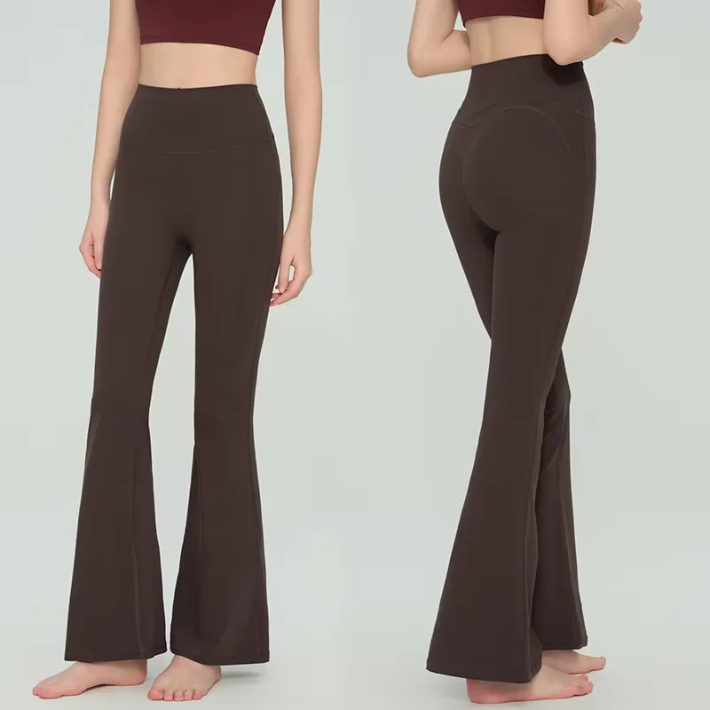 

High Waist Flared Leggings for Women Fitness Gym Yoga Pants Workout Running Sport Tummy Control Wide Leg Yoga Pants