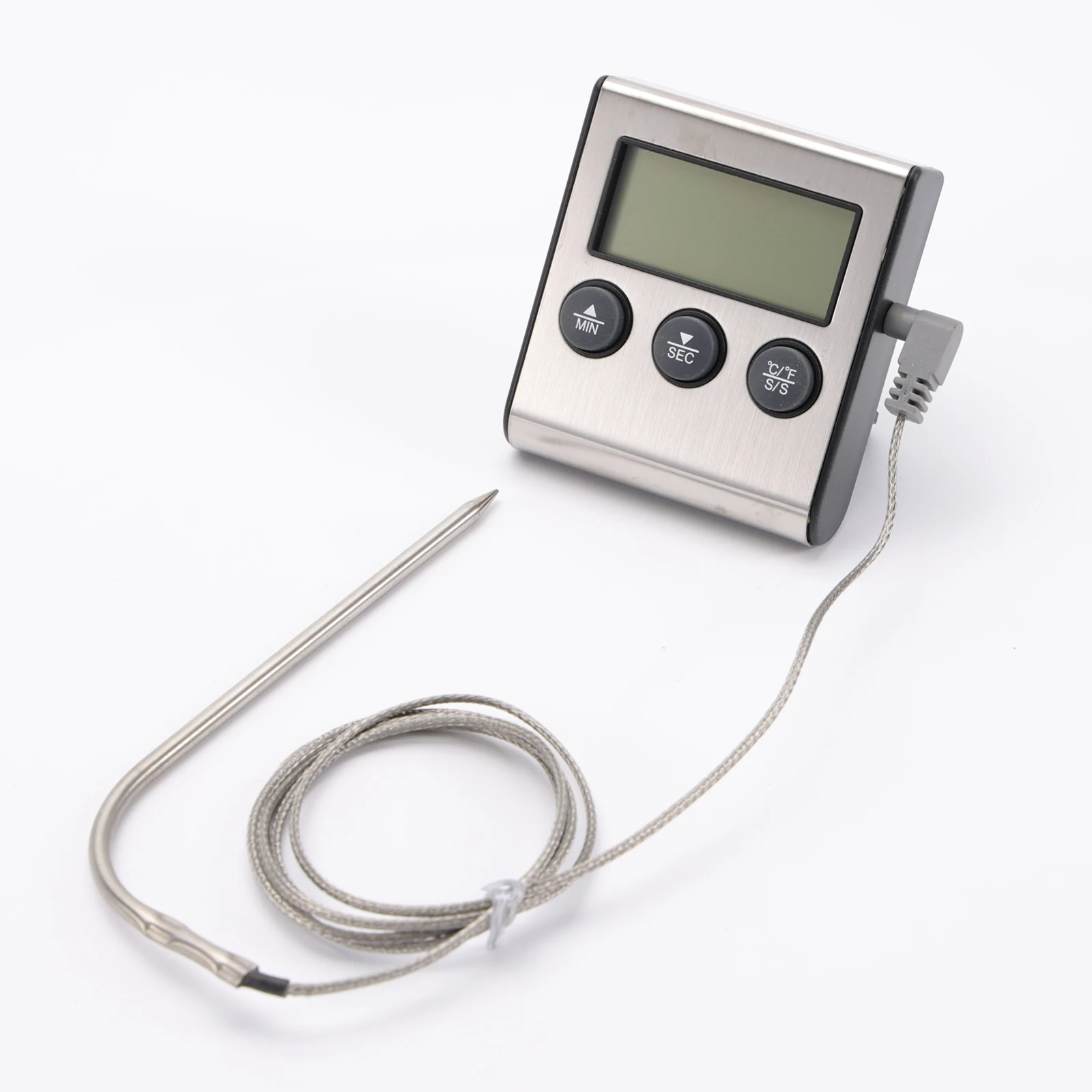 المطبخ الطبخ البيرة تخمير ميزان الحرارة الرقمي المطبخ الرقمي الغذاء الطبخ شواء اللحوم شوكة التحقيق ميزان الحرارة مع الموقت