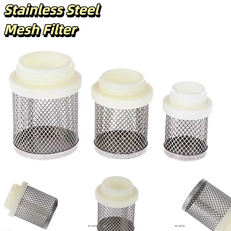 

Stainless Steel Mesh Filter Hose Filter Aquarium Water Pump protector Agriculture Water Garden irrigation supplies accessories