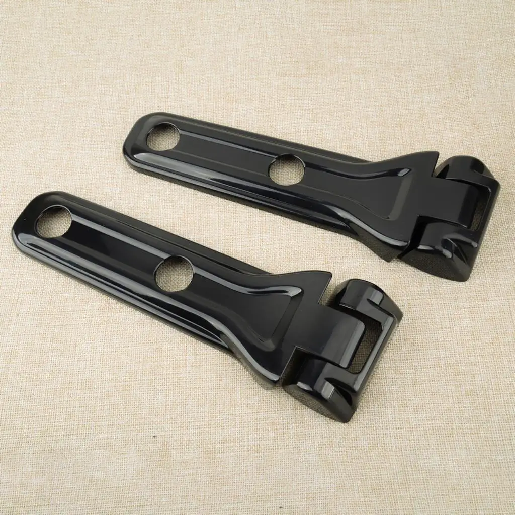 1 Set Black ABS Car Tailgate Door Spare Tire Hinge Cover Trim Fit for Jeep Wrangler JL 2018 2019 2020 2021 2022