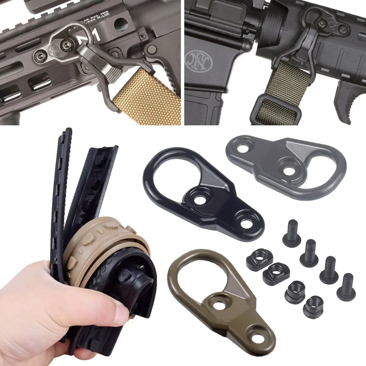 

Tactical Surefire Remote Tape Switch Lock Fit Keymod Rail Mount Soft Cover For M600 M300 Flashlight Magpu Paraclip Sling Mount
