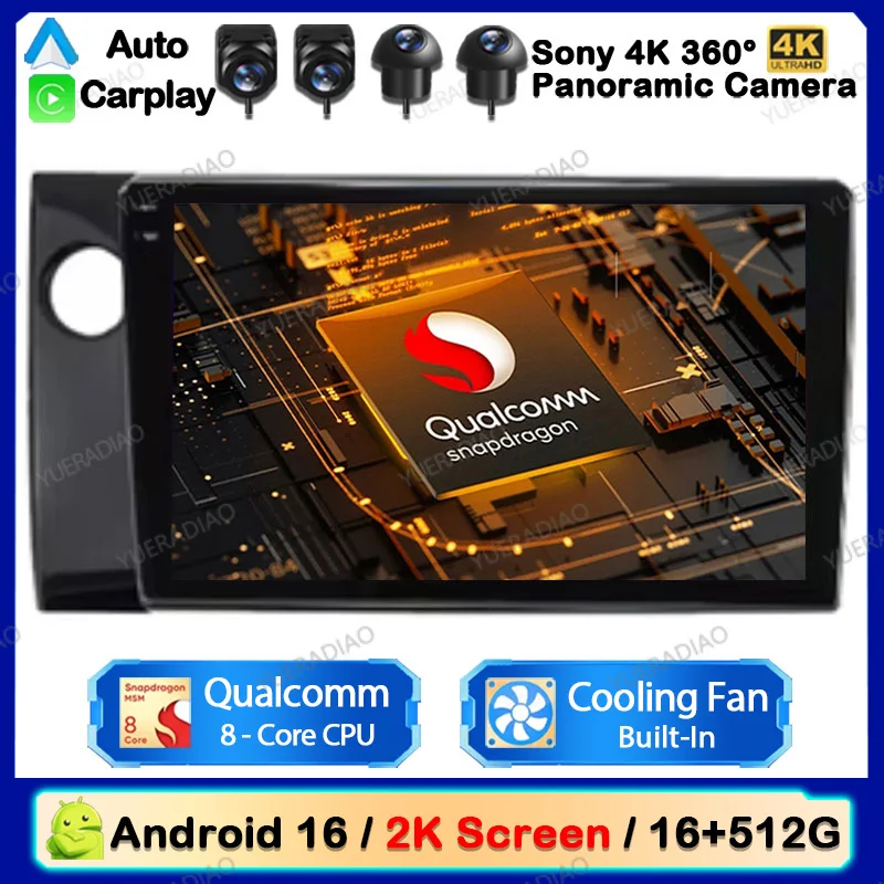 Radio para Auto Android 16 para Honda BR-V BRV 2015-2021, GPS, Navegador, Reproductor Multimedia, Unidad Principal, Bluetooth, Qualcomm, QLED, 2DIN, 4G, WIFI