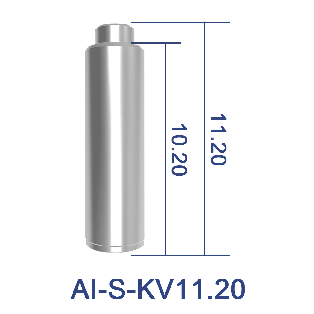 Tutte le dimensioni KV Push mandrino dentale manipolo ad alta velocità turbine ad aria albero del rotore per pezzi di ricambio per cartucce AI-S-KV