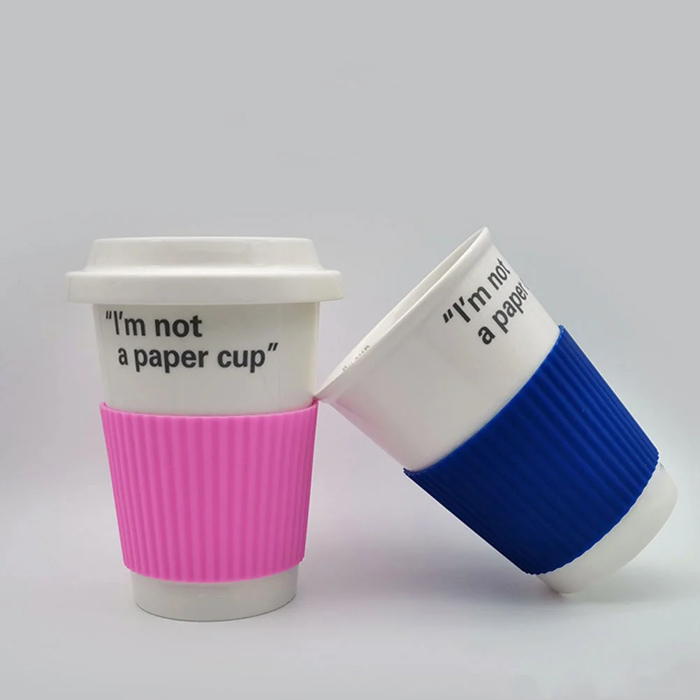 

12Pcs Silicone Glass Bottle Sleeve Heat-Resistant Non-Slip Cup Protector Bottle Cover Cup Sleeve Heat-Insulated Cover