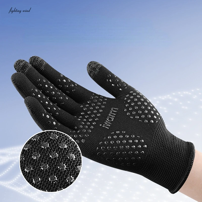 Guantes de ciclismo para hombres y mujeres, protector solar, conducción antiultravioleta, pantalla táctil antideslizante, verano al aire libre