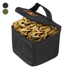 Rifle Cartridge Bag Pistol Ammo Pouch Portable Ammunition Box Outdoor Hunting Shooting Bullet Storage Case EDC Tools Handbag