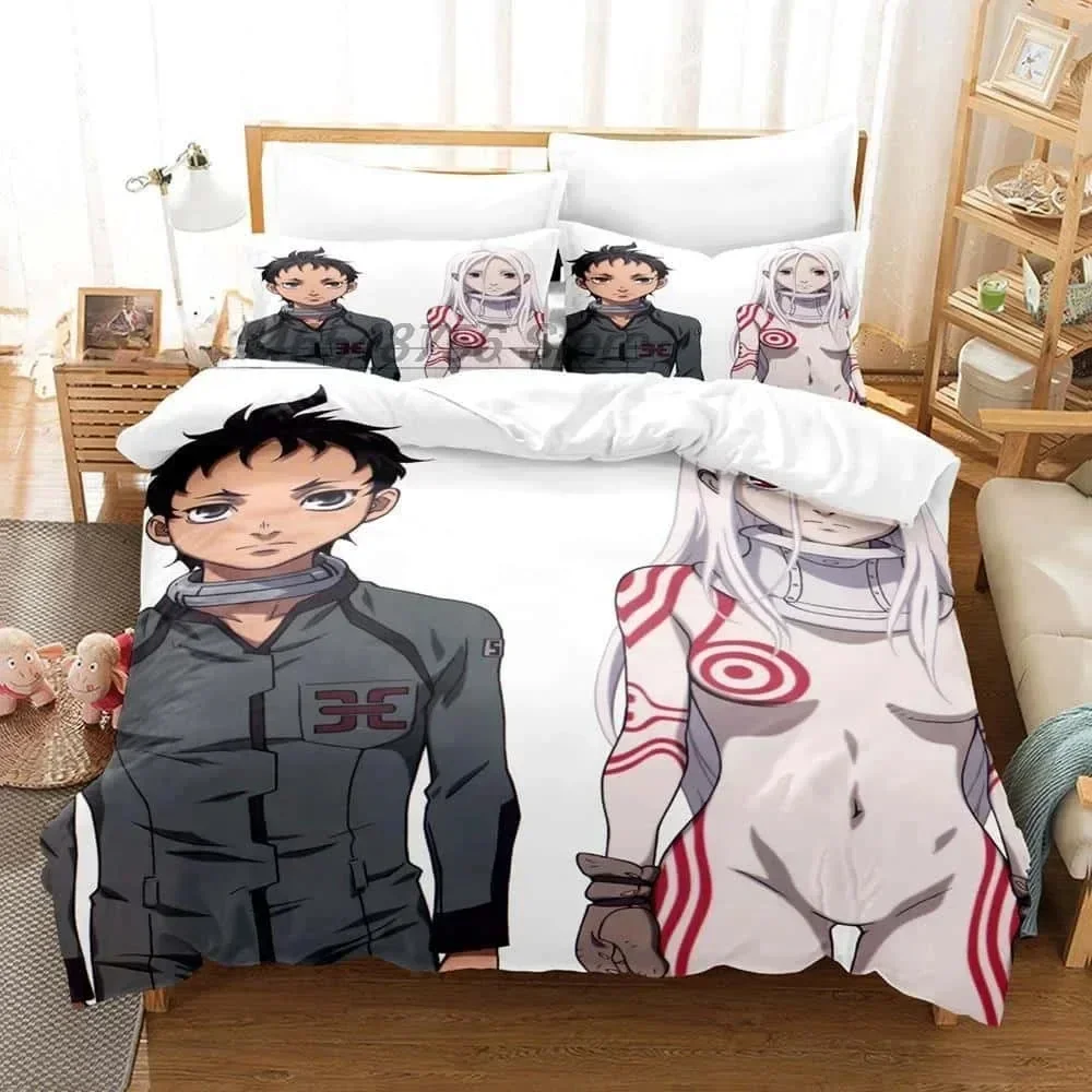 

3D Anime Deadman Wonderland Printed Bed Set Duvet Cover Pillowcase Bedding Set Bed Linen Sheet Quilt Cover Full Queen King Size