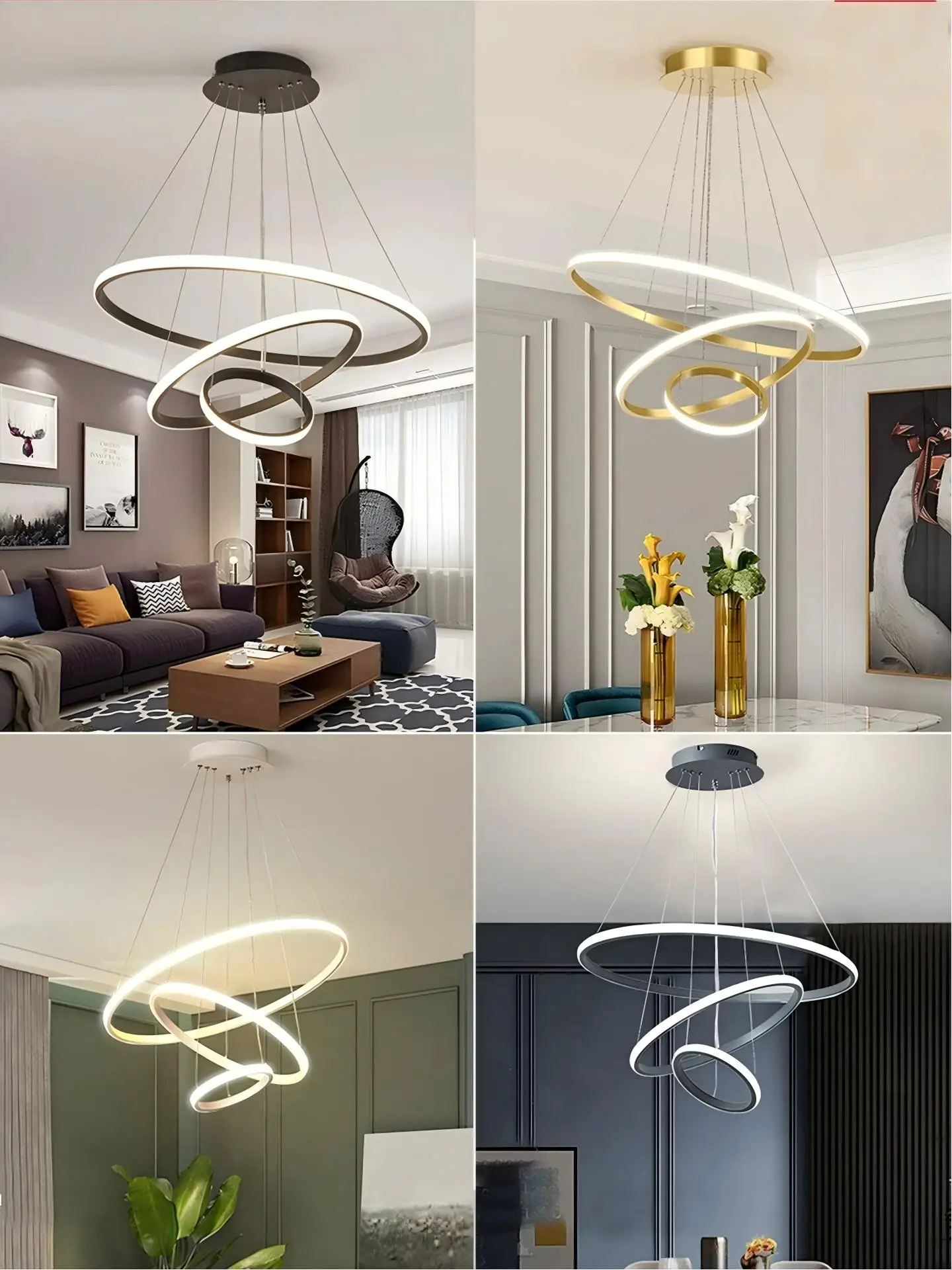 LED Ceiling Light for Bedroom and Dining Room, Minimalist Modern Nordic-Style Bar Counter and Living Room Pendant Lamp