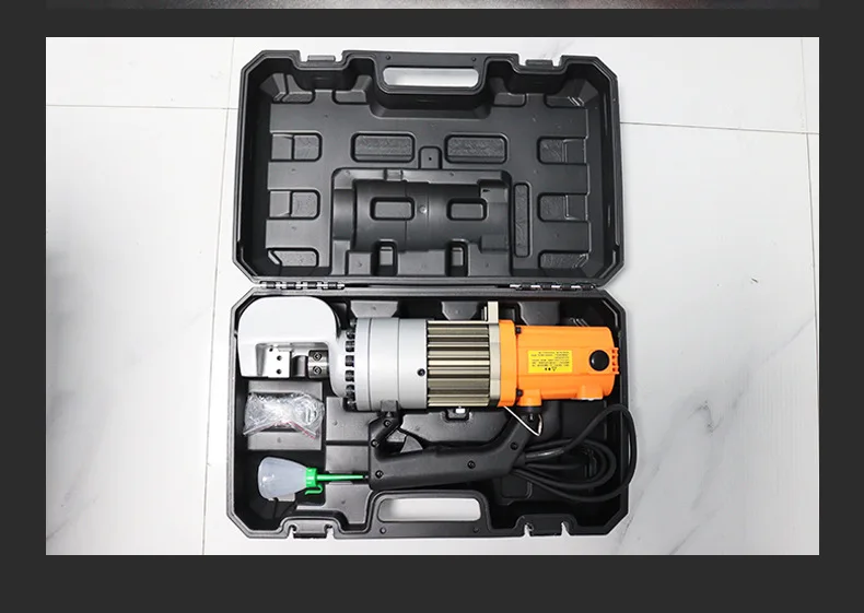 قاطع حديد التسليح الكهربائي المحمول باليد، قاطع أنابيب كهربائي صغير من الصلب الهيدروليكي، كماشة القص #6