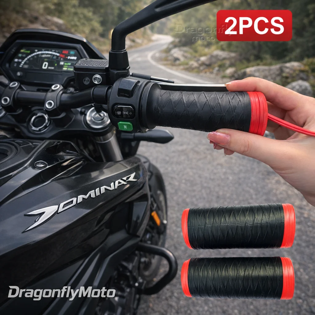 

Силиконовые чехлы на руль мотоцикла для Bajaj Dominar 250 400 Dominar400 250, самозатягивающиеся, нескользящие, для мотоциклов