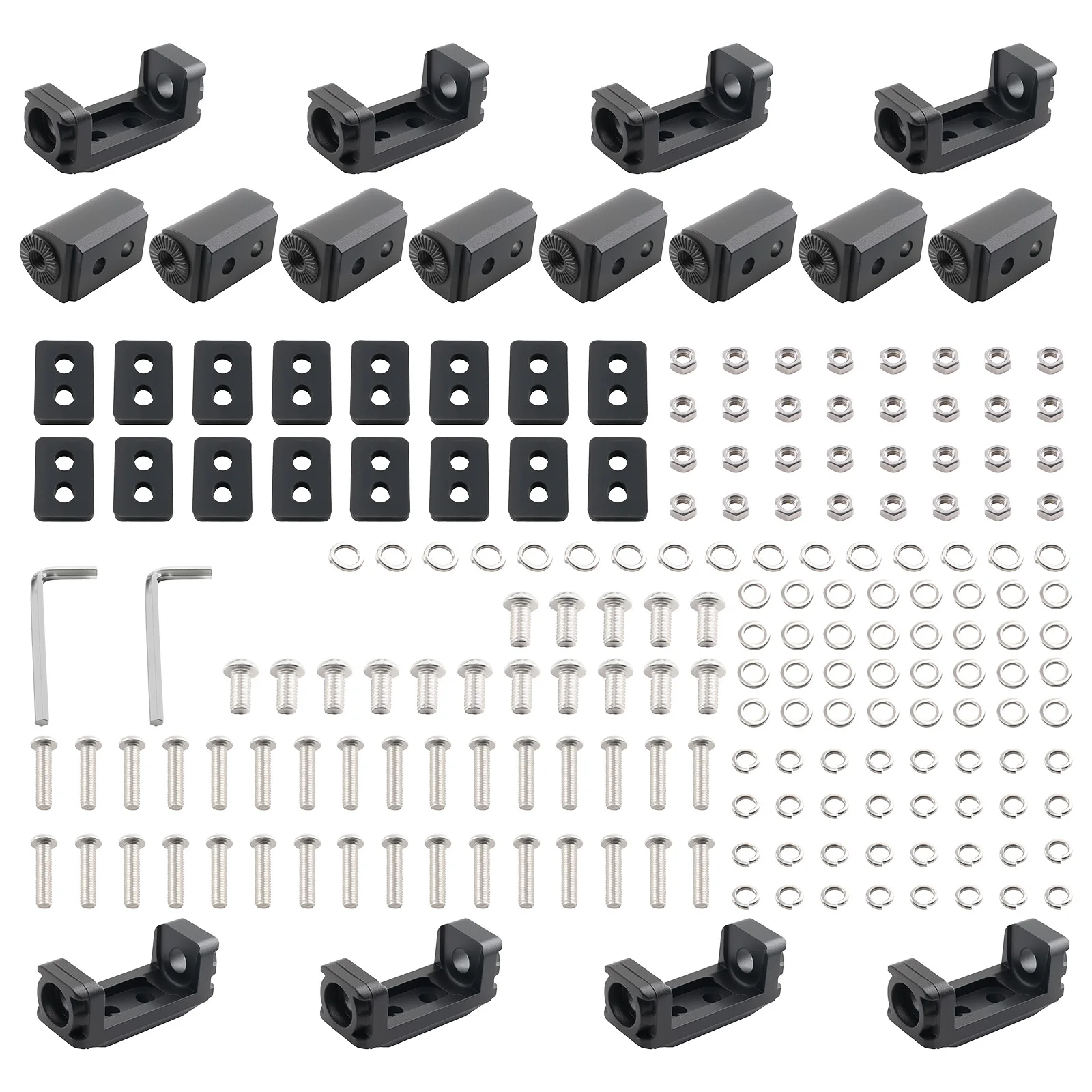

Universal Light Mount Bracket For 5inch Off-Road LED Pod Lights Black Set of 8