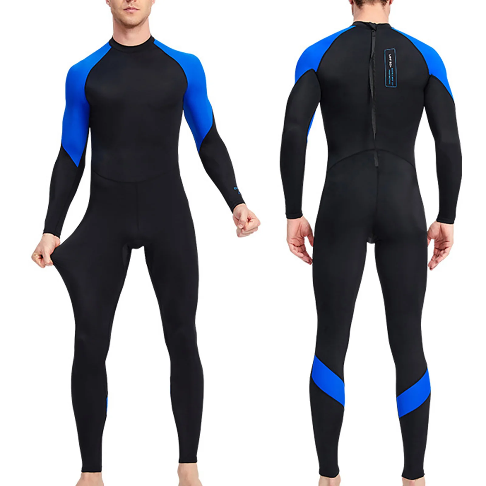 Long Sleeve Swimsuit Neoprene Material Lightwight Comfortable For Swimming