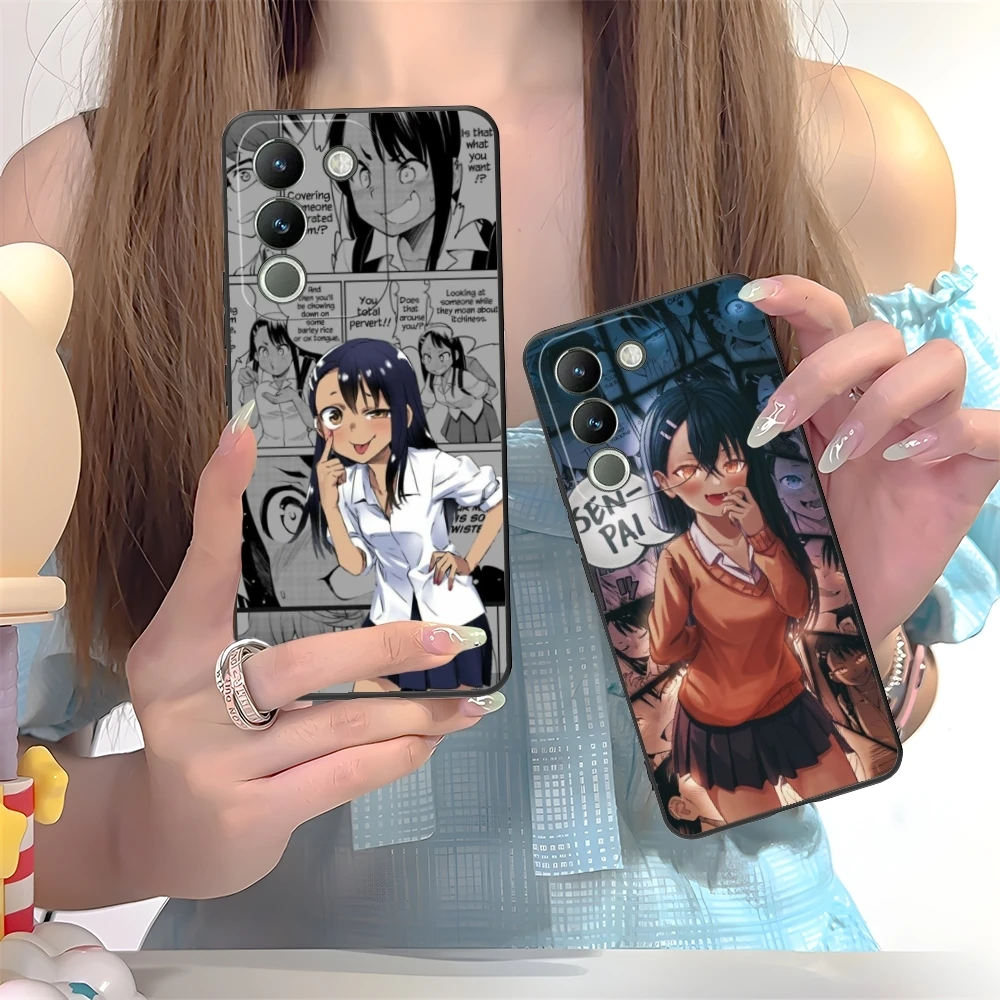 Hayase Nagatoro Anime Mobile Cell Phone Case for VIVO Y95 Y93 Y31 Y20 V19 V17 V15 Pro X60 NEX Black Soft Phone Cover Shell