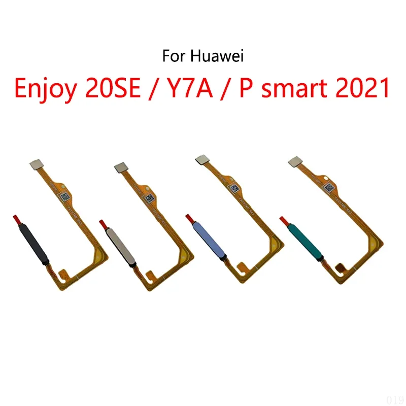 

Home button fingerprint scanner Touch ID menu return sensor flex cable for Huawei enjoy 20SE/y7a/P smart 2021