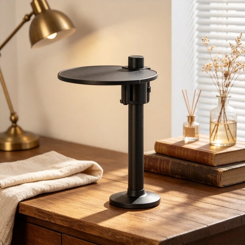 Heavy Duty Metal Speaker Stand, Adjustable Audio Monitor Riser Bracket for Desk, Vibration Isolation HIFI Mount with DIY Height.