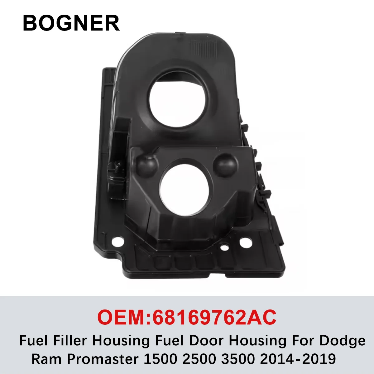 68169762AC XUZHIANG Fuel Filler Housing Fuel Door Housing For Dodge Ram Promaster 1500 2500 3500 2014-2019