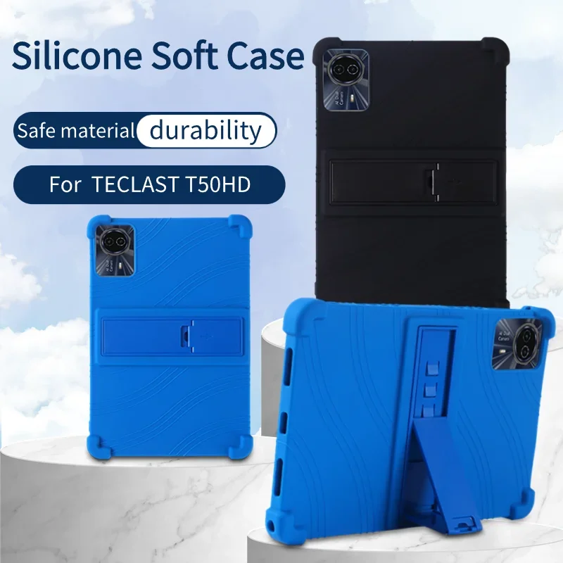 

Case for Teclast T50HD Tablet 11 Inch Tablet Kids Friendly Silicone Adjustable Stand Cover for Teclast Protective Sleeve Soft