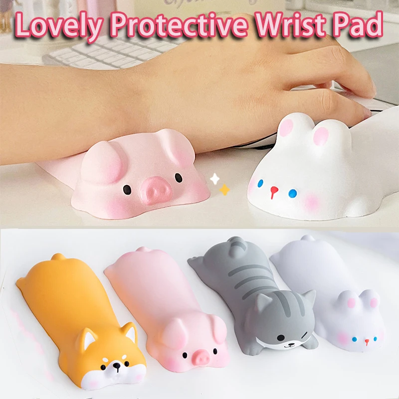 

New Mouse Pad Wrist Support Rest Ergonomic Mouse Pad Memory Foam Gaming Desktop Mice Mat Rubber Base for Laptop Desktop Computer