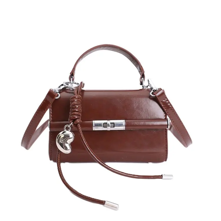 High End Leather Luxury Fashionable Elegant Crossbody Handbag Classic Designer Paris Casual Vintage Diaper Bag