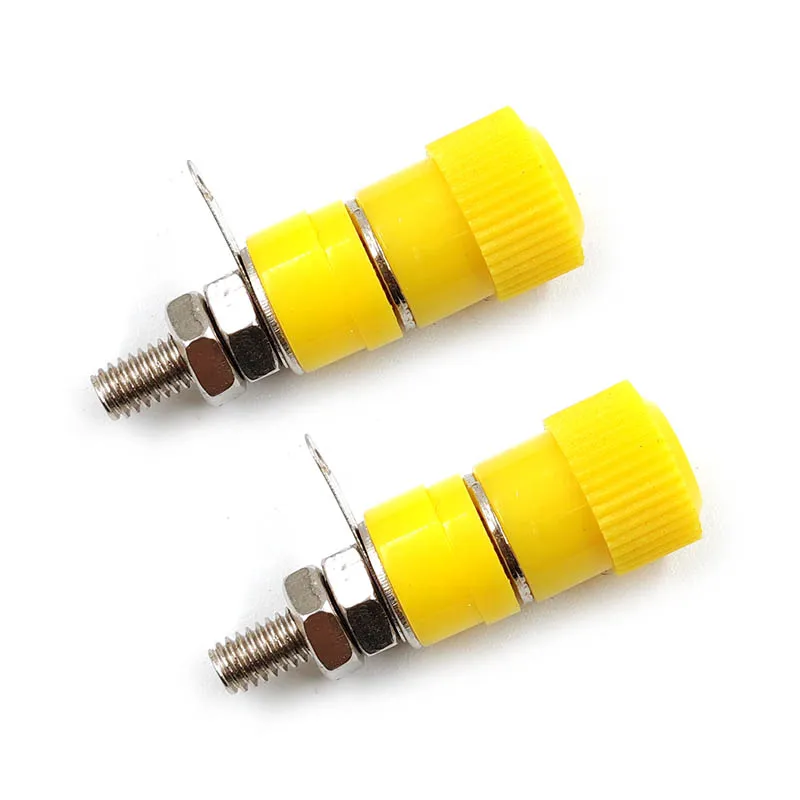 Red/ Black 4MM Female Banana Plug ABS 4mm Connector Grounding Column Instrument Sound Collocation Model DIY Banana Plug JS-910B