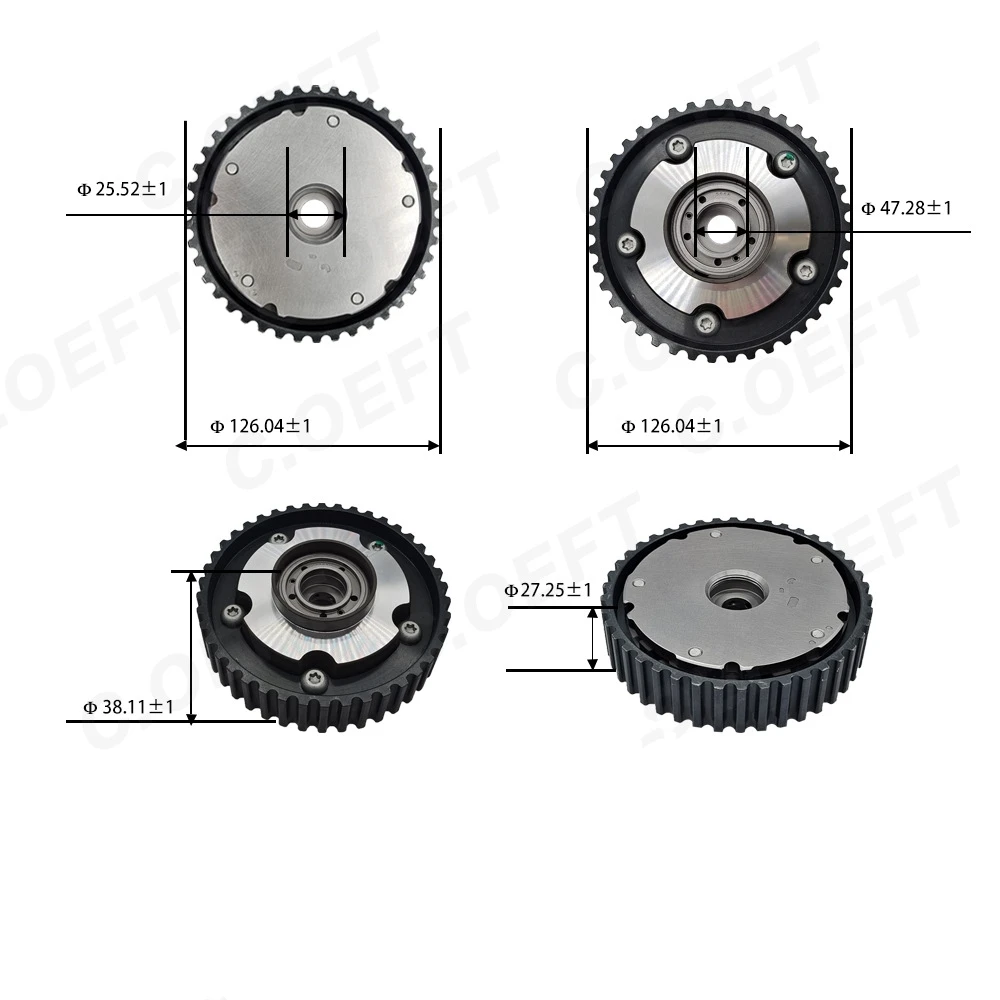 30646225 30646226 VVT Timing Gears Camshaft Phase Adjuster Sprockets For Ford Volvo