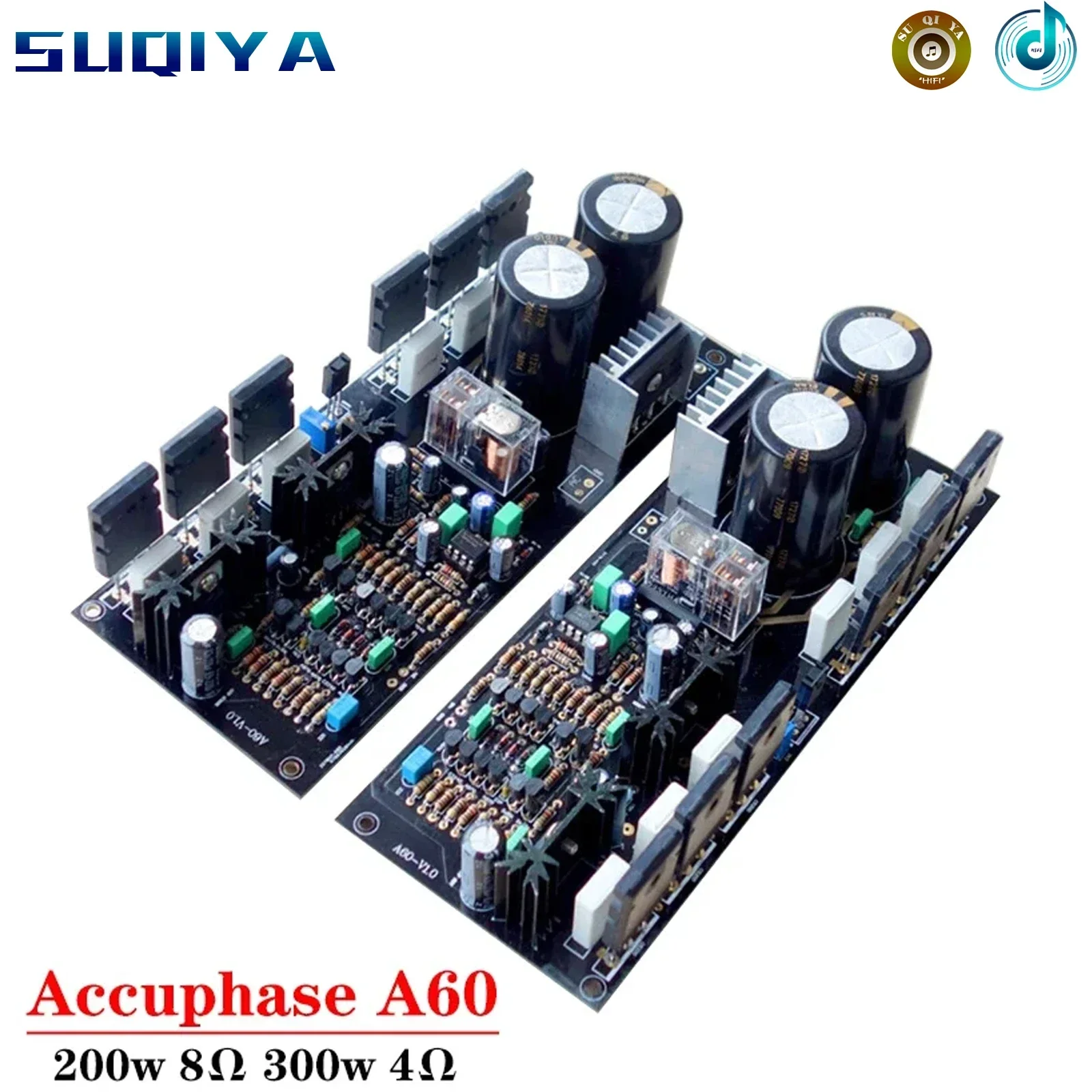 

200w*2 1pair Refer Accuphase A60 Line 2-channel Power Amplifier Board High Power Transistor Amplifier Low Noise Diy Kit