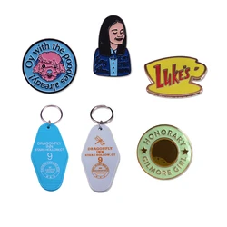 Classic TV Series Gilmore Girls Pin Badge Fashion spilla spilla da donna cappotto camicia maglione accessori gioielli regalo amico