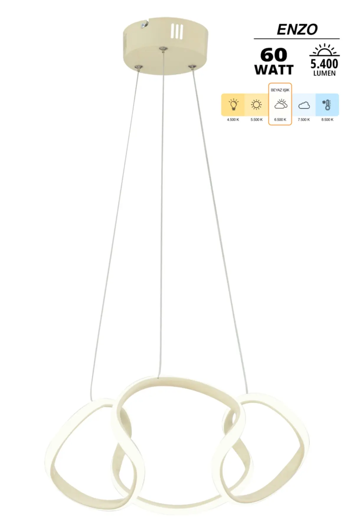 

DOLBOVI Enzo cream Modern pendant Led chandelier