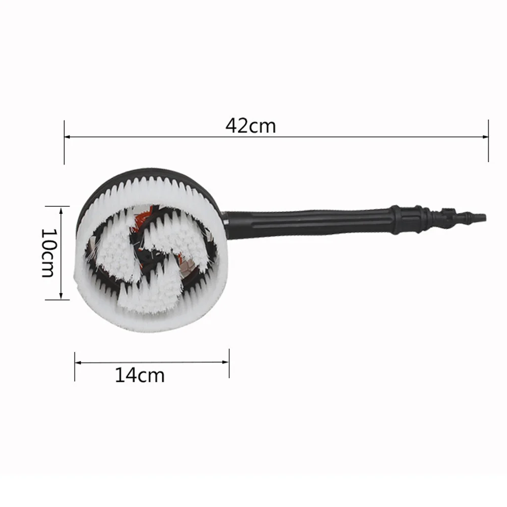 Rotary Round Brush for Karcher K2/K3/K4/K5/K6/K7,High Pressure Washer Car Washing,Water Cleaning Washing Rigid Brush