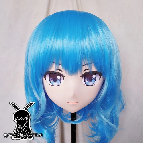 (KM5149)Quality Handmade Female/Girl Resin 3/4 Head Japanese Cartoon Character Cosplay Kigurumi Mask Crossdresser