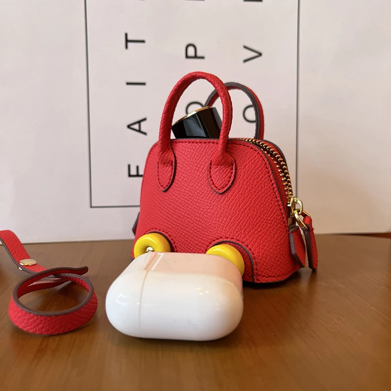 New Fashionable Mini Car Wheel Bag, Shell Bag Pendant, Headphone Bag, Keychain Bag, Bag Ornament, Coin Purse.