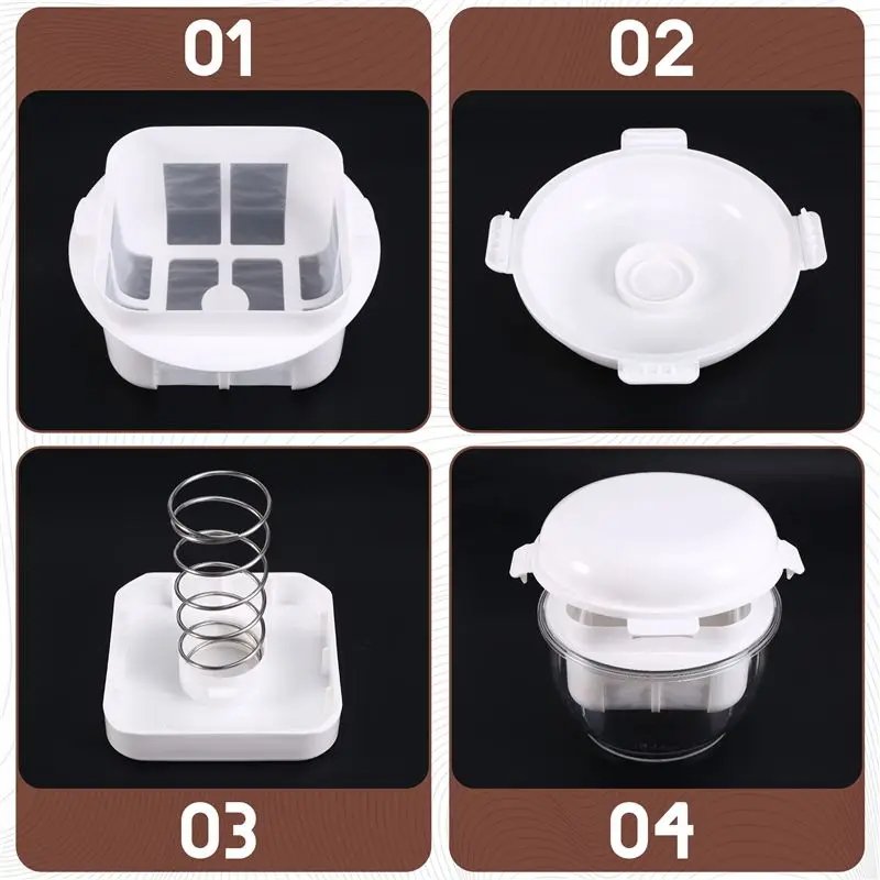 DT39 Greek Yogurt Maker with Fine Mesh Strainer & Removable Pressure Plate, 1 Gallon Yogurt Strainer for Homemade Greek Yogurt,