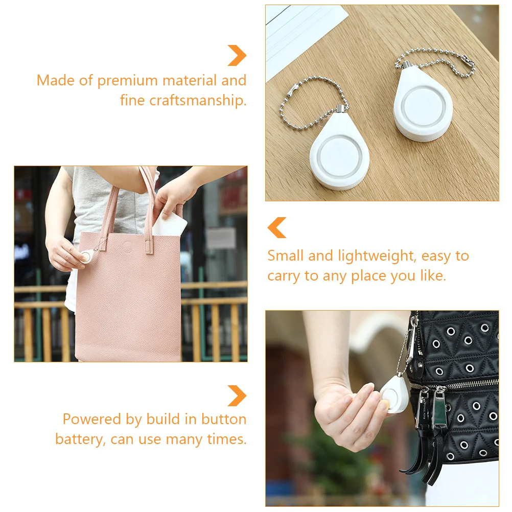 1Pcs Portable Personal Alarm Small Lightweight Emergency Security Alarm High Decibel Device for Travel
