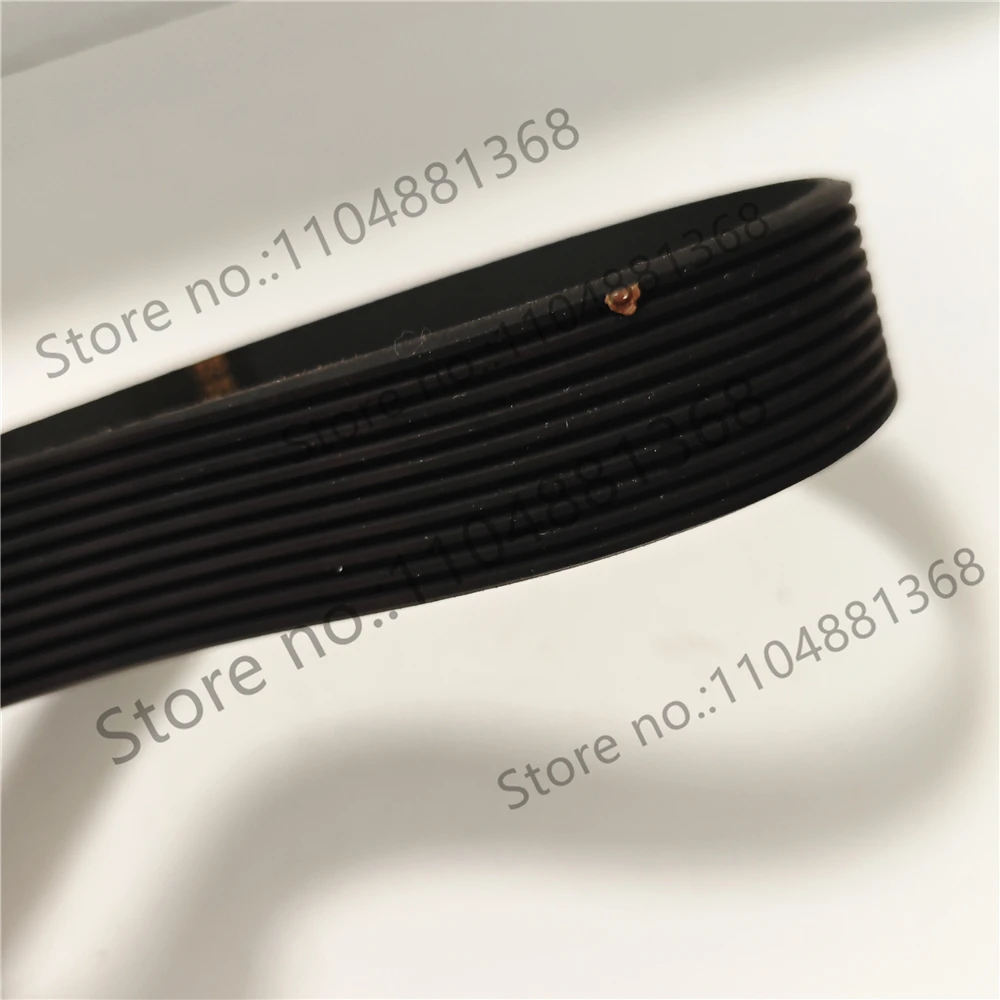 2pcs Rubber Treadmill Drive Belt PJ375 10Ribs Multi Groove Belt Multi Wedge Belt