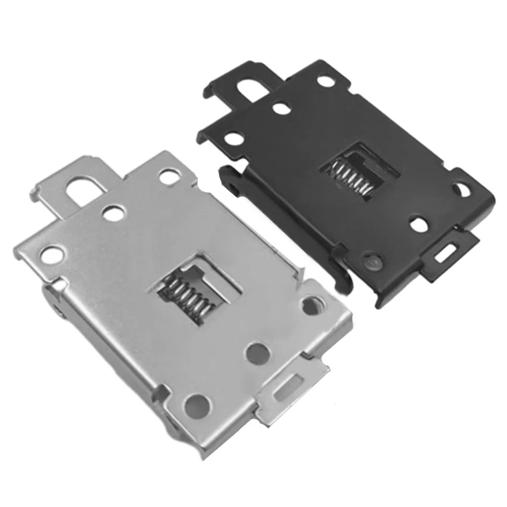 DIN 35mm Relay Mounting Bracket Fixed Power Switch Guide Rail Buckle Solid State Relay Clip Clamp For C45 Rail Mount Adapter