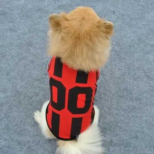 Football Dog Clothes Summer Spring Pet Outfit Cat Puppy Clothing Yorkshire Chihuahua Poodle Bichon Pomeranian Costume Dropship