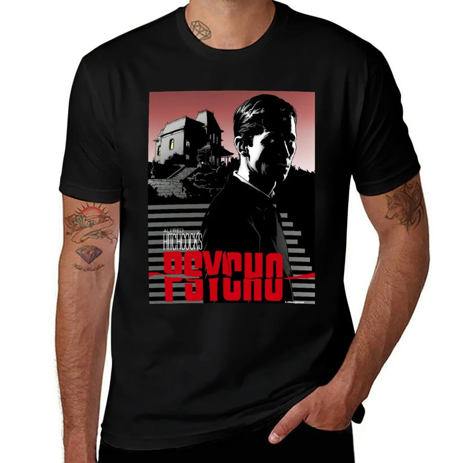 Alfred Hitchcock's PSYCHO (1960) by Adrian vom Baur T-Shirt Breathable Gym Short Sleeve T-Shirt