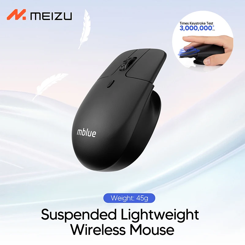 

Original mblue Wireless Mouse M203 Mouse Ergonomic 1600DPI 4 Mute Buttons Mouse For Laptop MacBook Windows Android 2.4G Mice