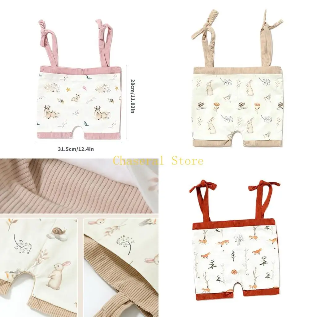 

E7CE Modern Corduroy Baby Cot Hanging Multiple Pockets Easy Setups for Nursery Essential Large Capacity for Home