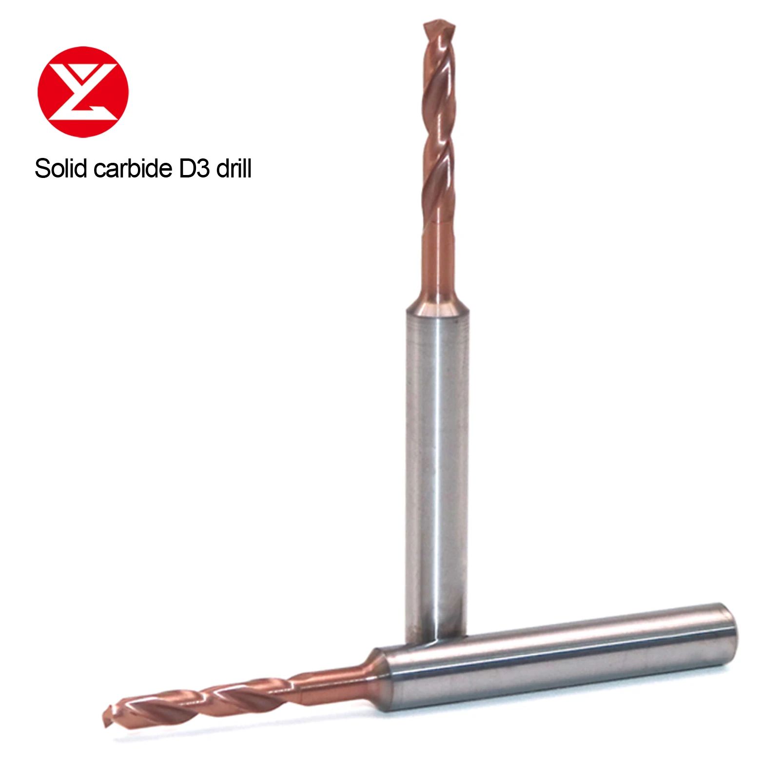 3D Dia.3.0-20mm Solid Carbide Drill DIN6535HA Coating Twist Drill Bit CNC Lathe Drilling High hardness Tools Metalworking Bits