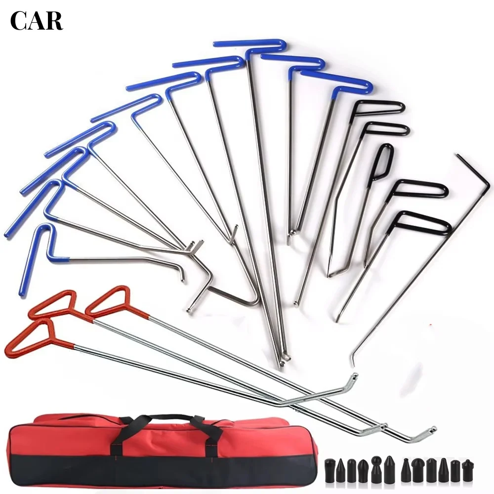 Paintless Dent Repair Service Tools, Rods, Dent Removal Kit, Whale Tail, Replaceable Head