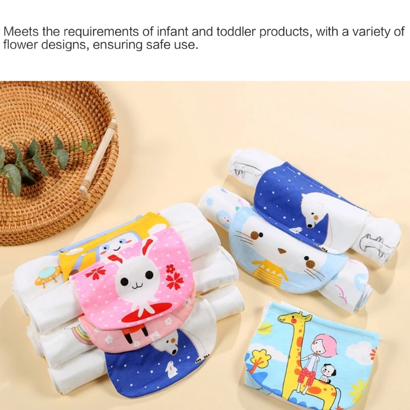 Serviette visage pour lingettes lavage, serviette bain, chiffons pour rots, cadeaux registre pour bébés filles