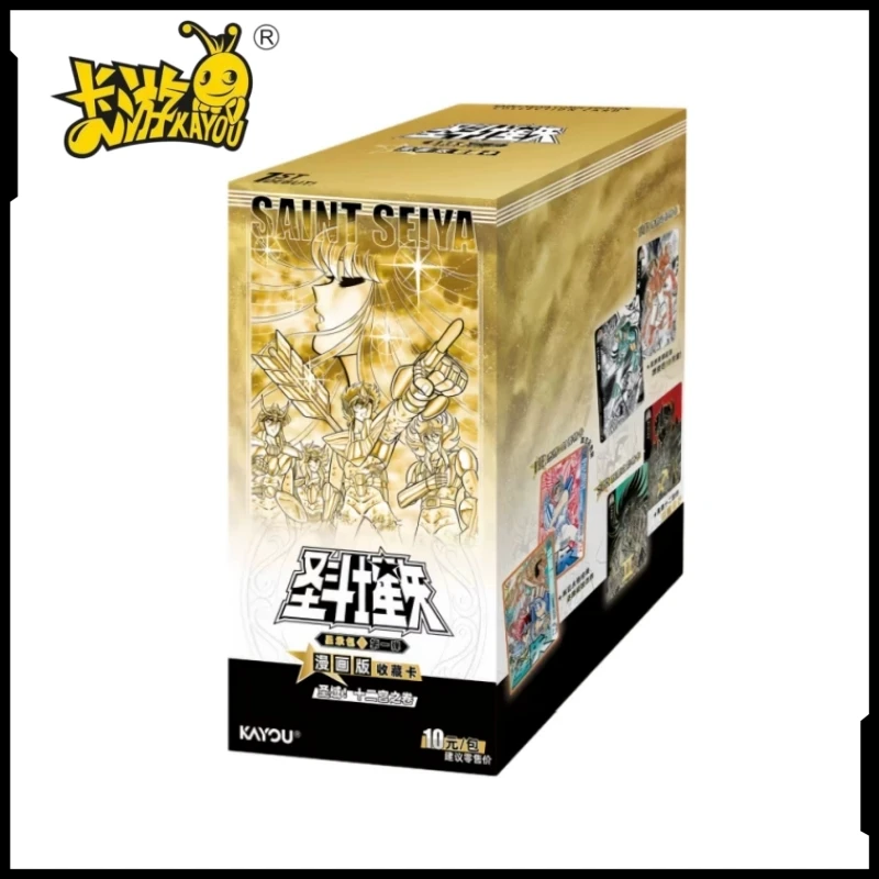 new-kayou-saint-seiya-collectible-card-box-cloth-awakening-manga-edition-star-pack-japanese-anime-rare-collection-cards