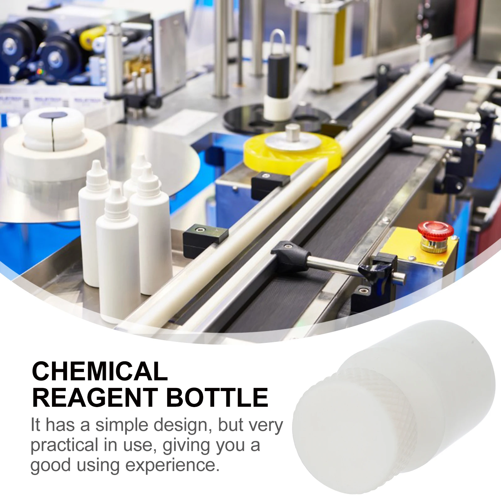

25Ml Chemical Reagent Plastic Sample Container Leakproof Resistant Small Mouth Lab Bottle For Laboratory Factory Use