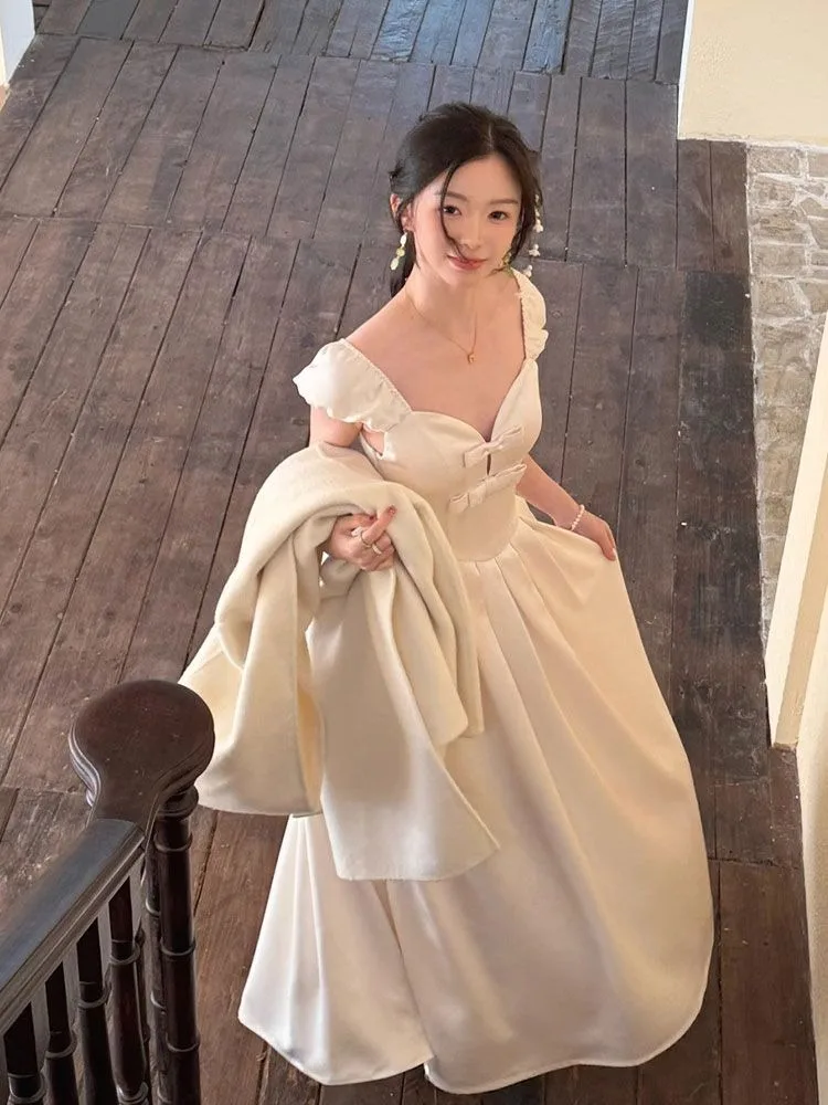 Damasco colorido sem alças cetim vestidos de verão mulher 2025 high street feminino verão terno streetwear vestido boêmio para mulher