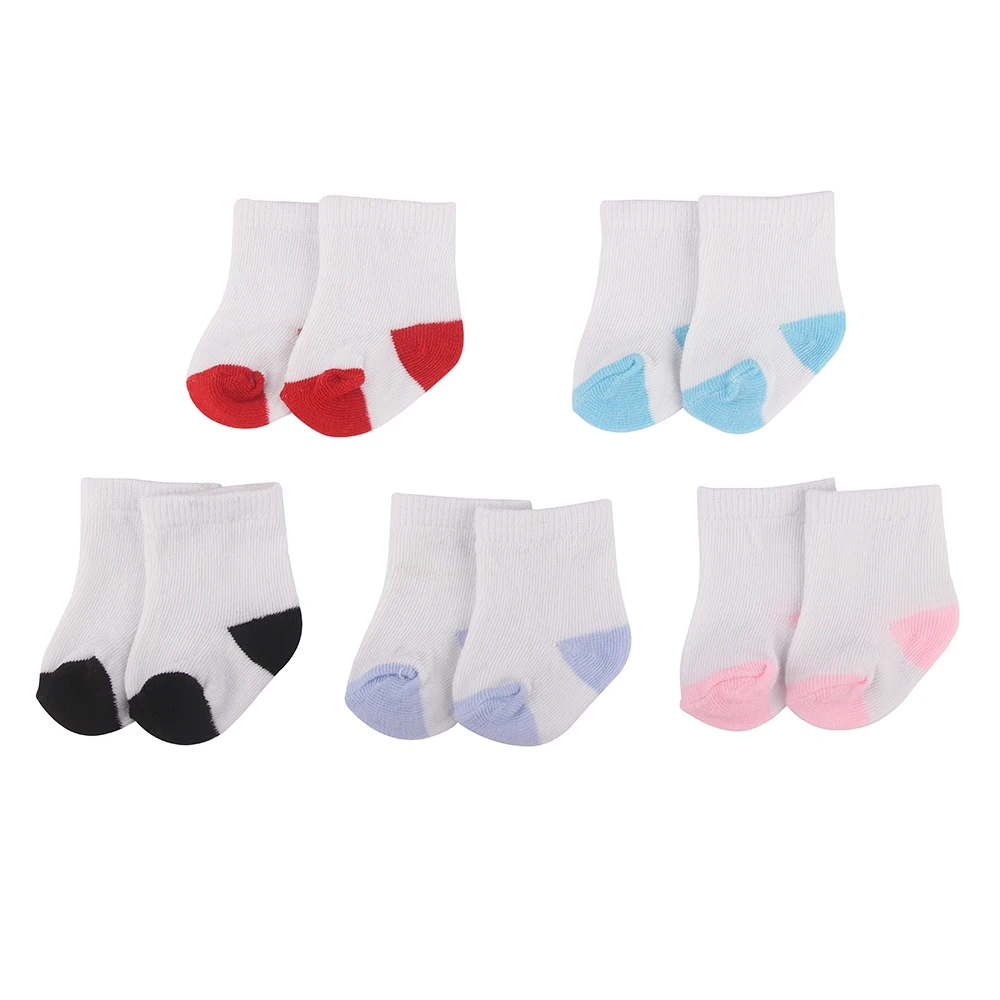 New Arrived Two-tone Knitted Socks For American 18 Inch Girl Doll Cotton Fashion Doll Sock For 43cm Baby New Born Doll Girls Toy